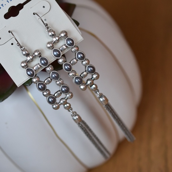 Lucky Brand Jewelry - NEW Lucky Brand Silver-Tone Imitation Pearl, Beads